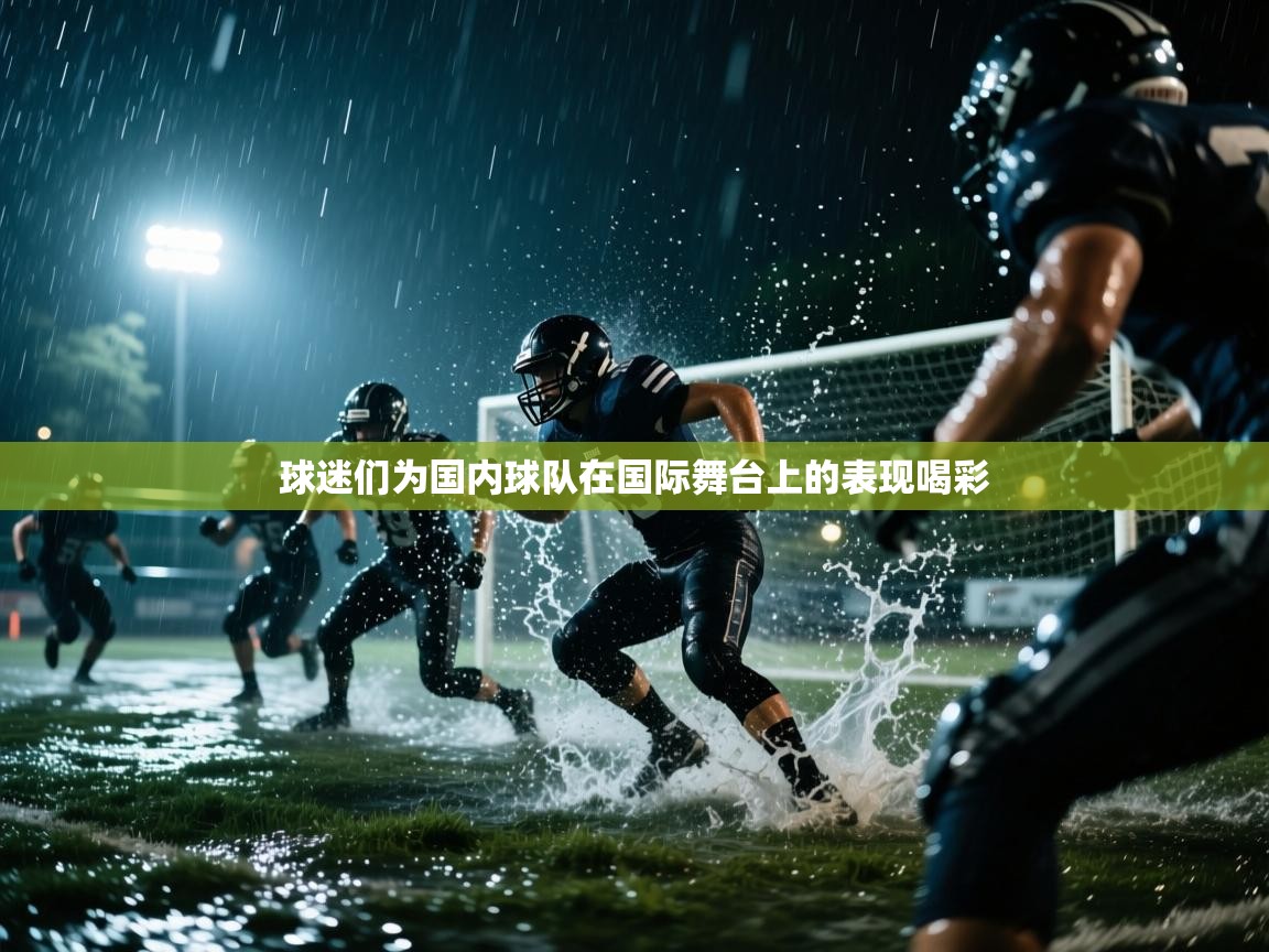 球迷们为国内球队在国际舞台上的表现喝彩