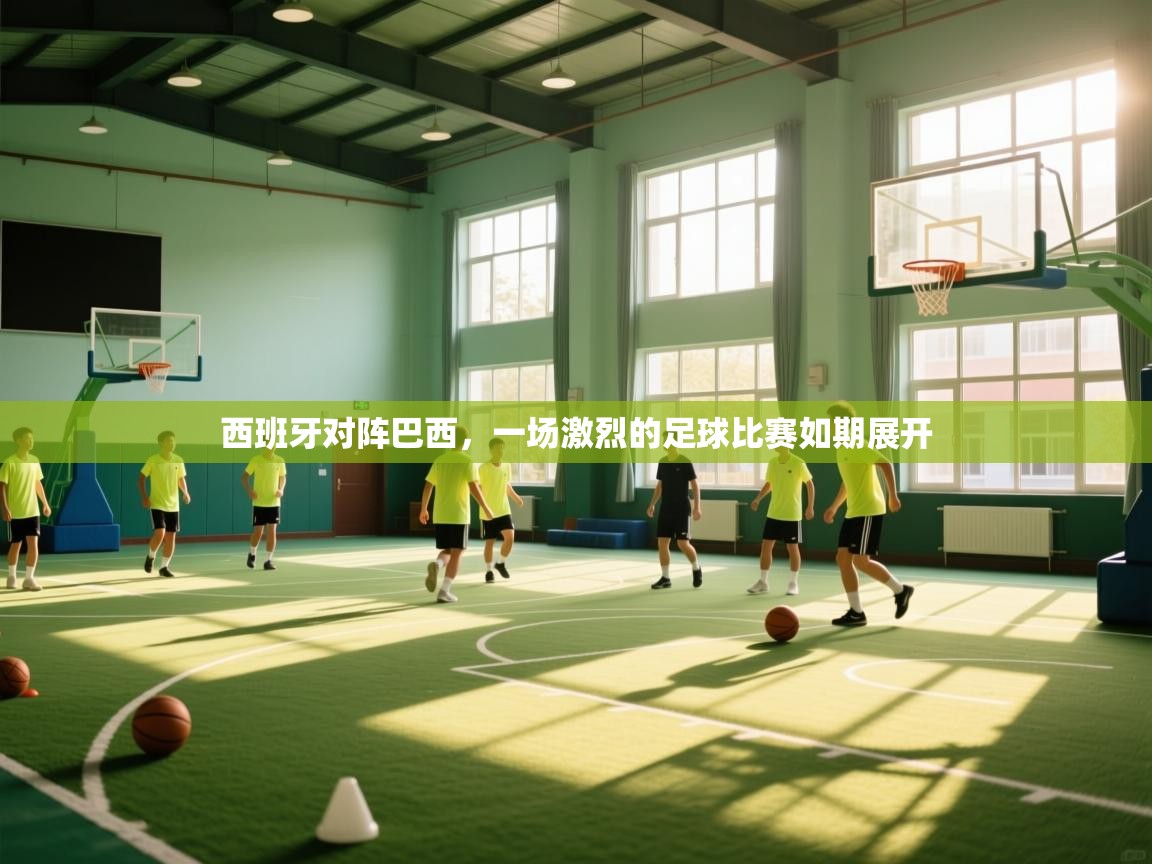 西班牙对阵巴西，一场激烈的足球比赛如期展开